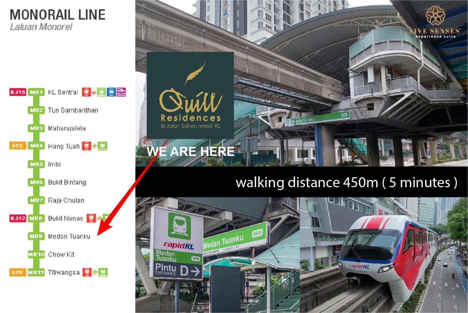Quill Residences Klcc, Five Senses Pangsapuri *